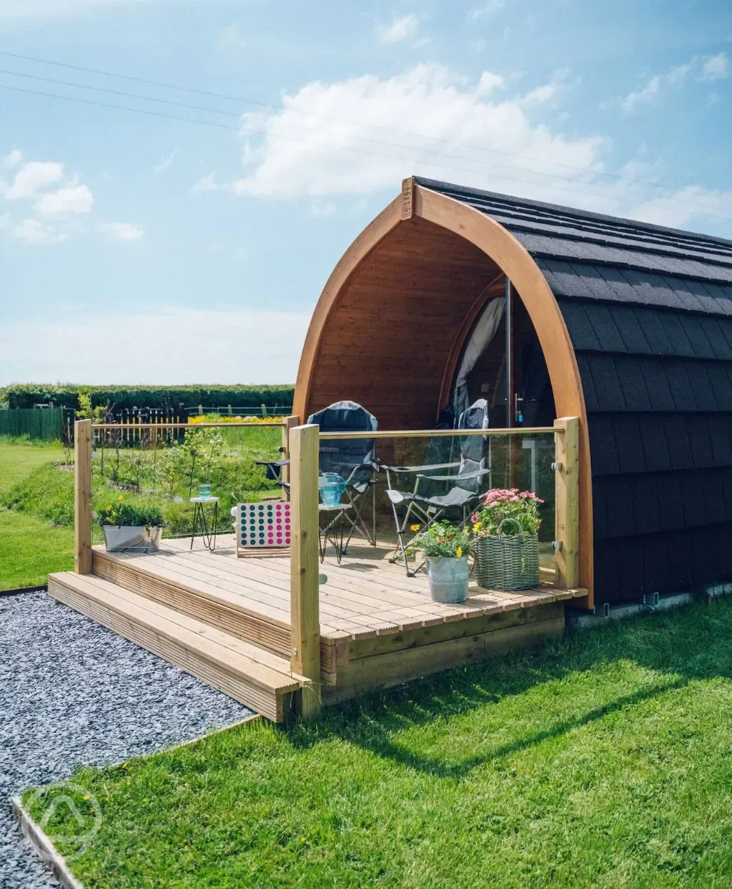 Ensuite glamping pod