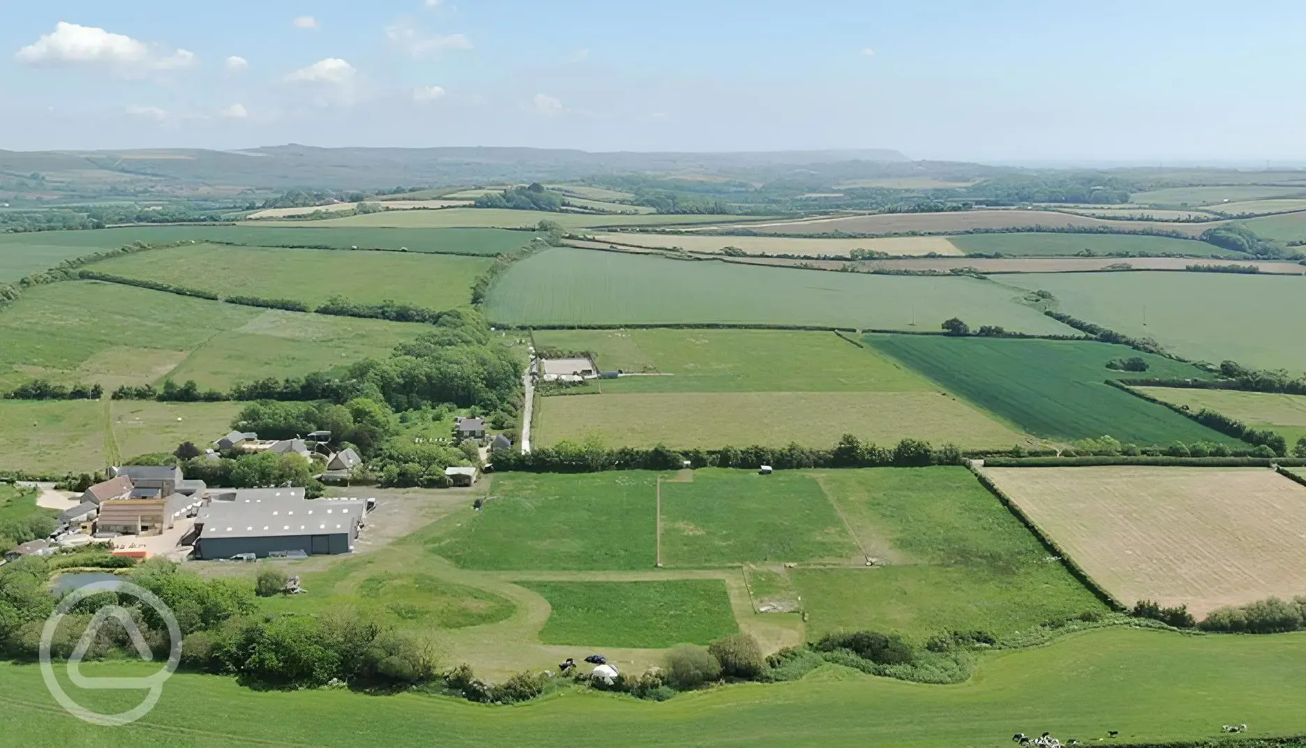 Aerial of the site