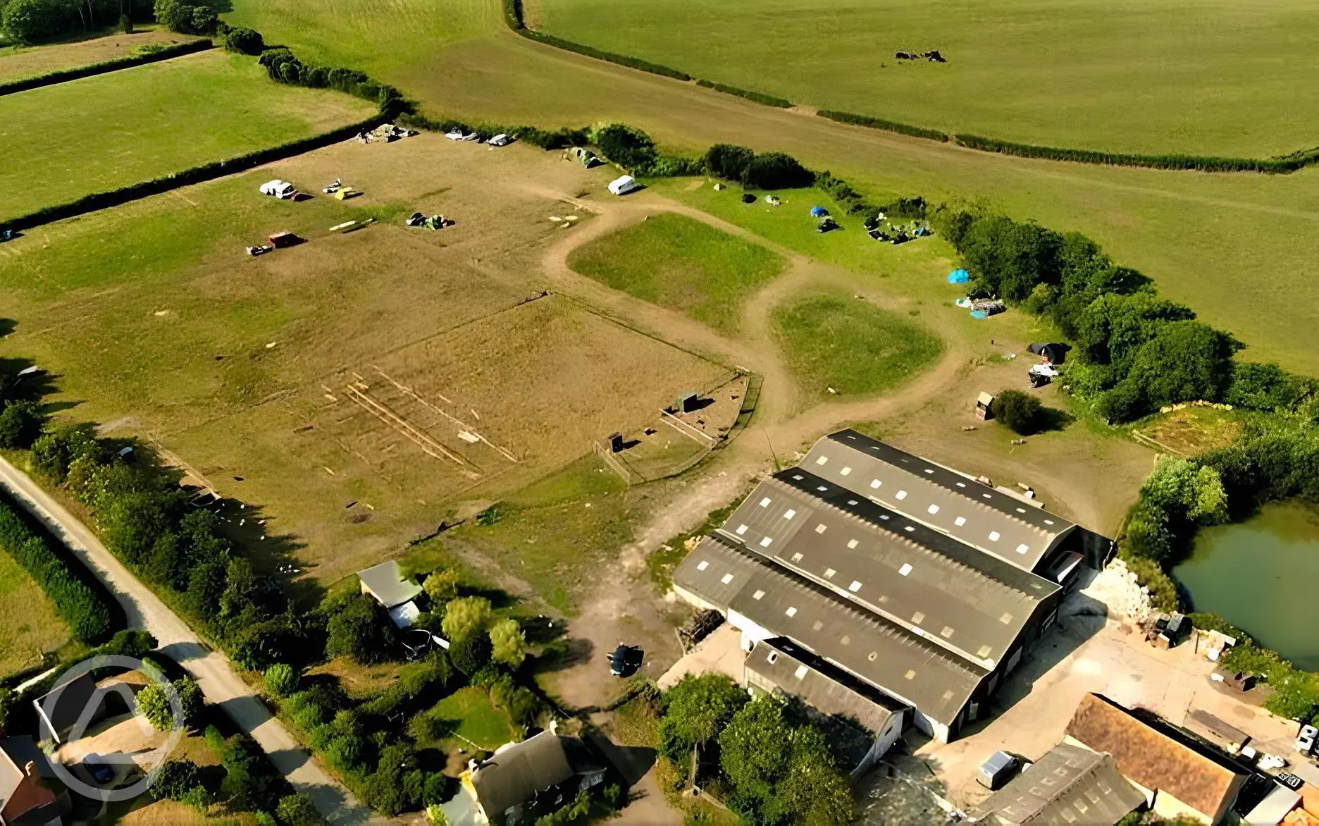 Aerial of the site