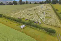 Non electric grass tent and touring pitches