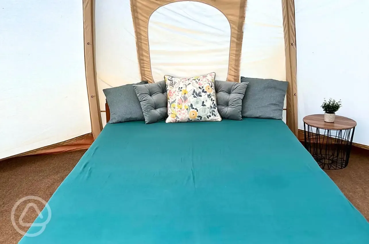 Airdome ready tent interior
