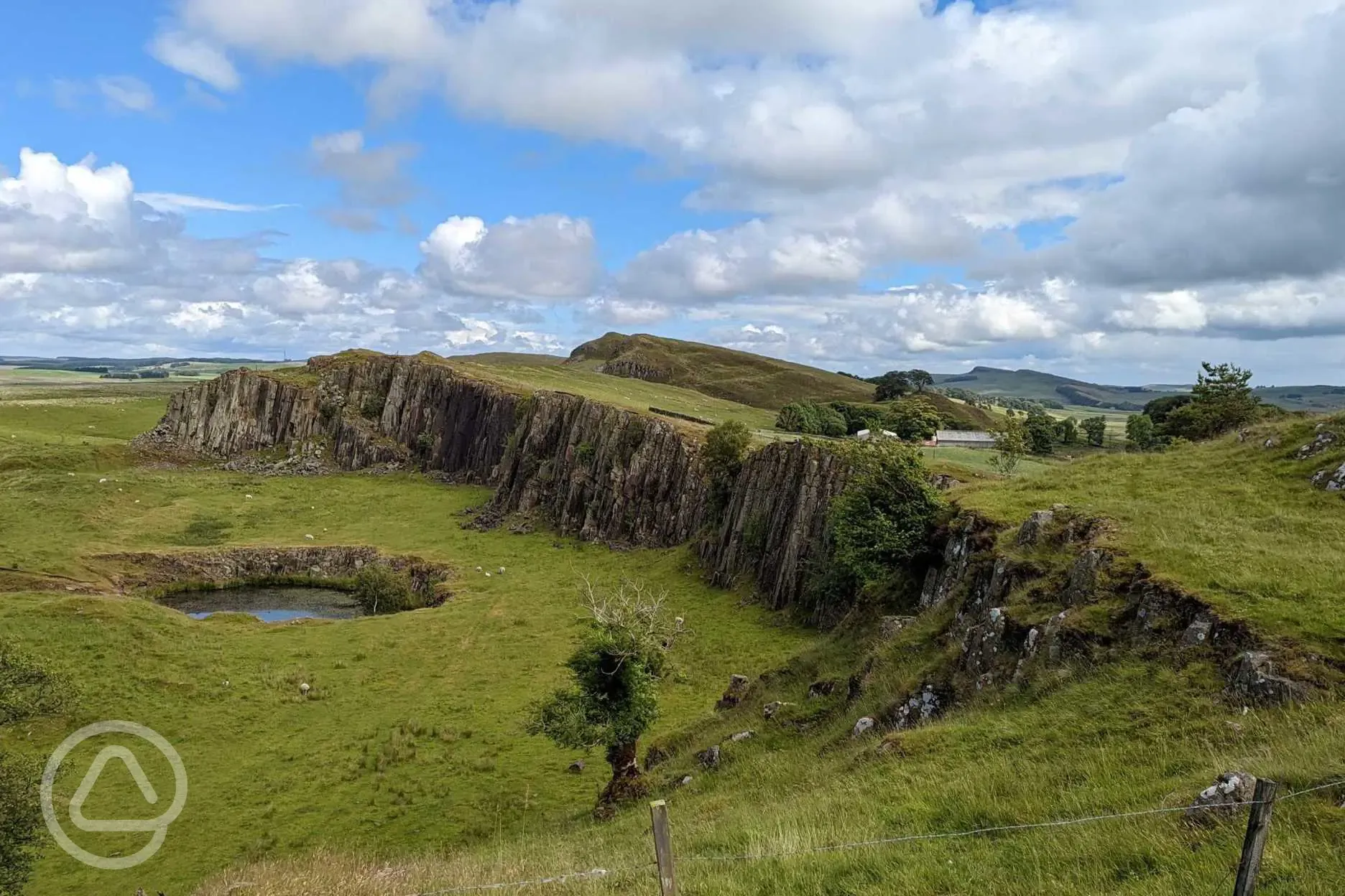 Nearby Hadrian's Wall