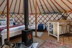 Yurt interior