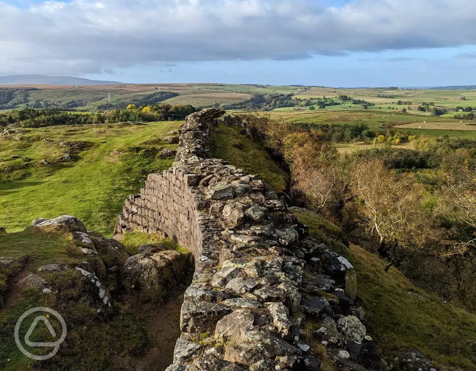 Nearby Hadrian's Wall at Walltown