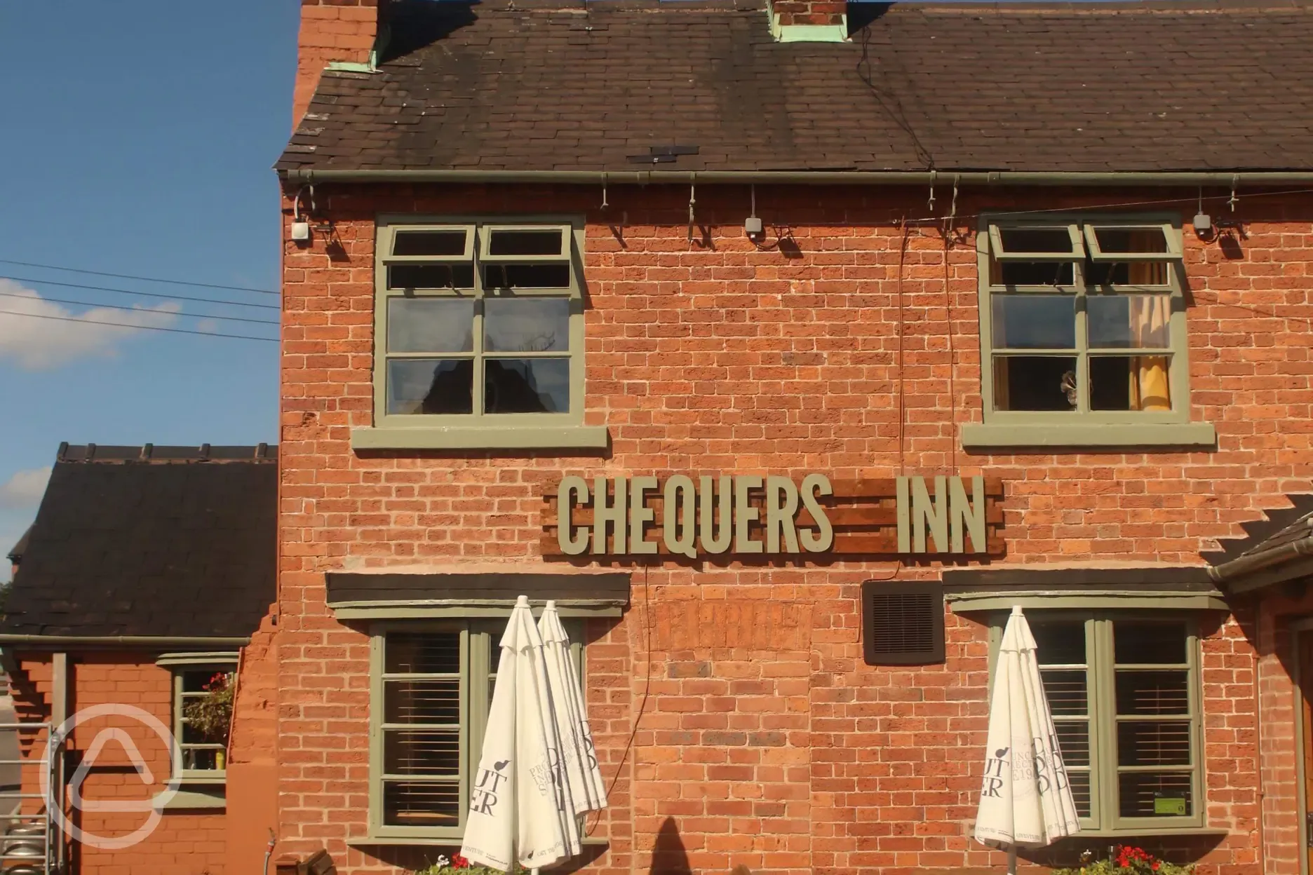 Outside The Chequers Inn
