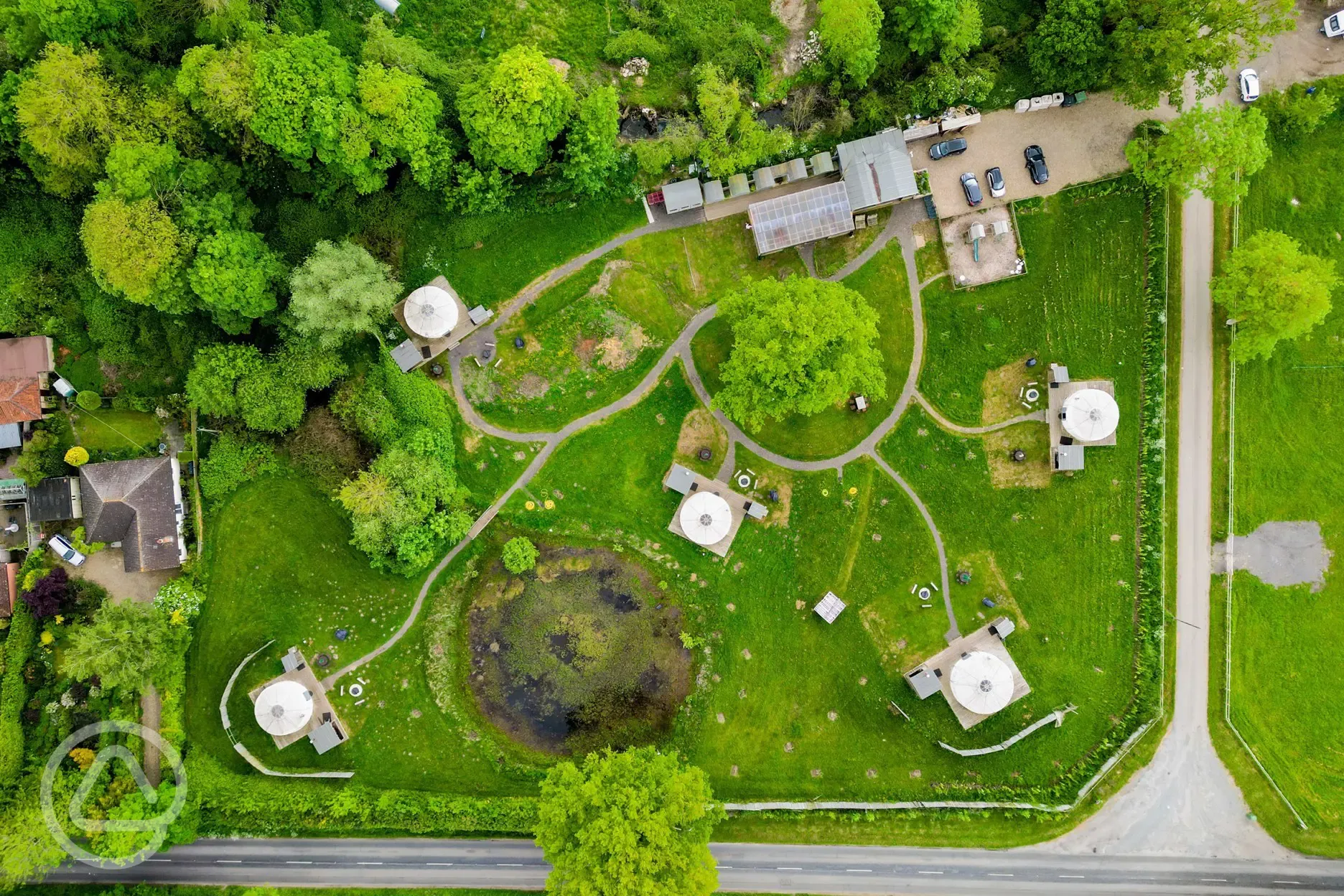 Aerial of the site