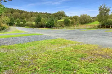 Electric hardstanding and grass campervan pitches