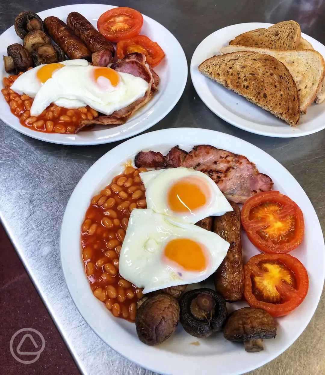 Full English breakfasts available at the pub