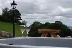 Three Streams Glamping hot tubs with outdoor seating Three Streams Glamping hot tubs with outdoor seating