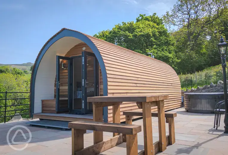 Large glamping pod