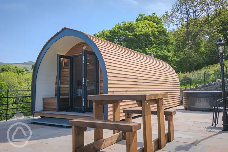 Large glamping pod