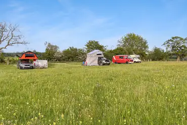 Non electric grass campervan pitches