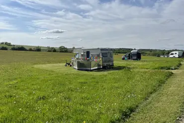 Non electric grass campervan pitches