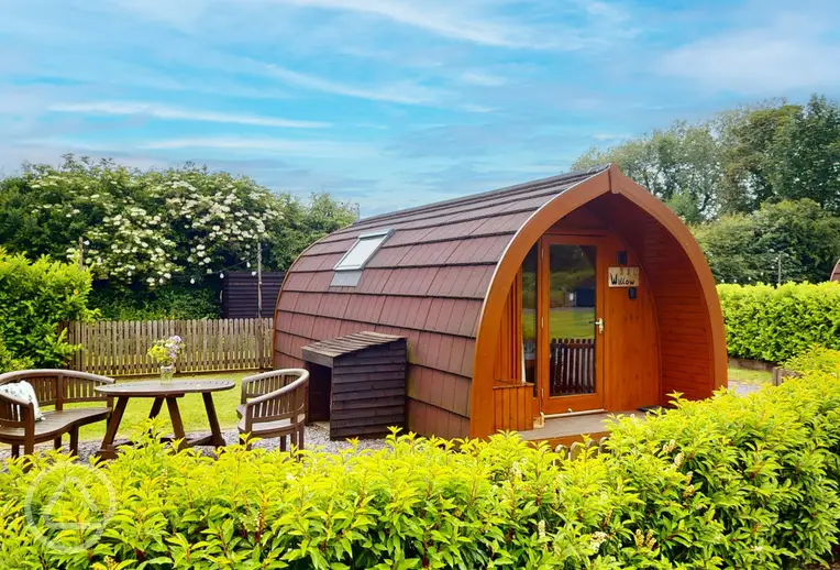 Bramble and Willow glamping pods