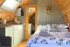 Bramble and Willow glamping pods - interior