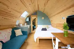Bramble and Willow glamping pods - interior