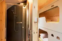 Bramble and Willow glamping pods - bunk beds and ensuite bathroom Bramble and Willow glamping pods - bunk beds and ensuite bathroom
