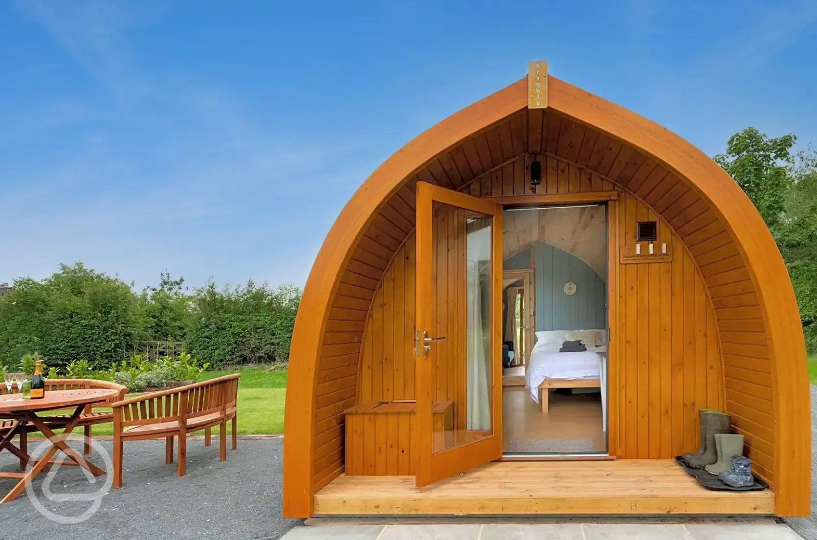 Bramble and Willow glamping pods