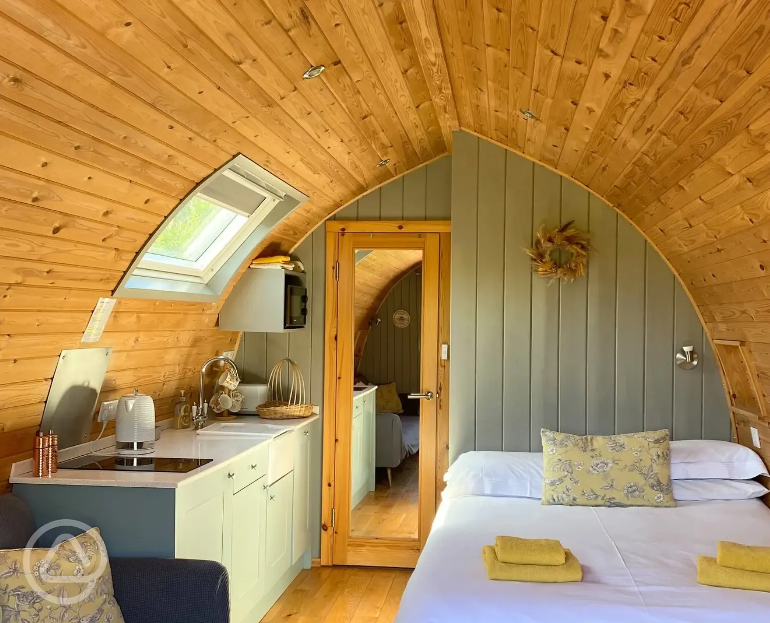 Bramble and Willow glamping pods - interior