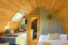 Bramble and Willow glamping pods - interior