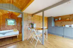 Blossom glamping pod - interior