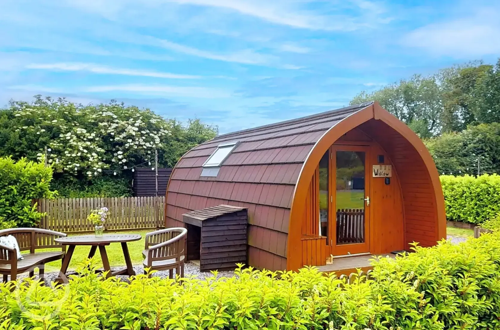 Bramble and Willow glamping pods