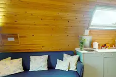 Bramble and Willow glamping pods - single sofa bed