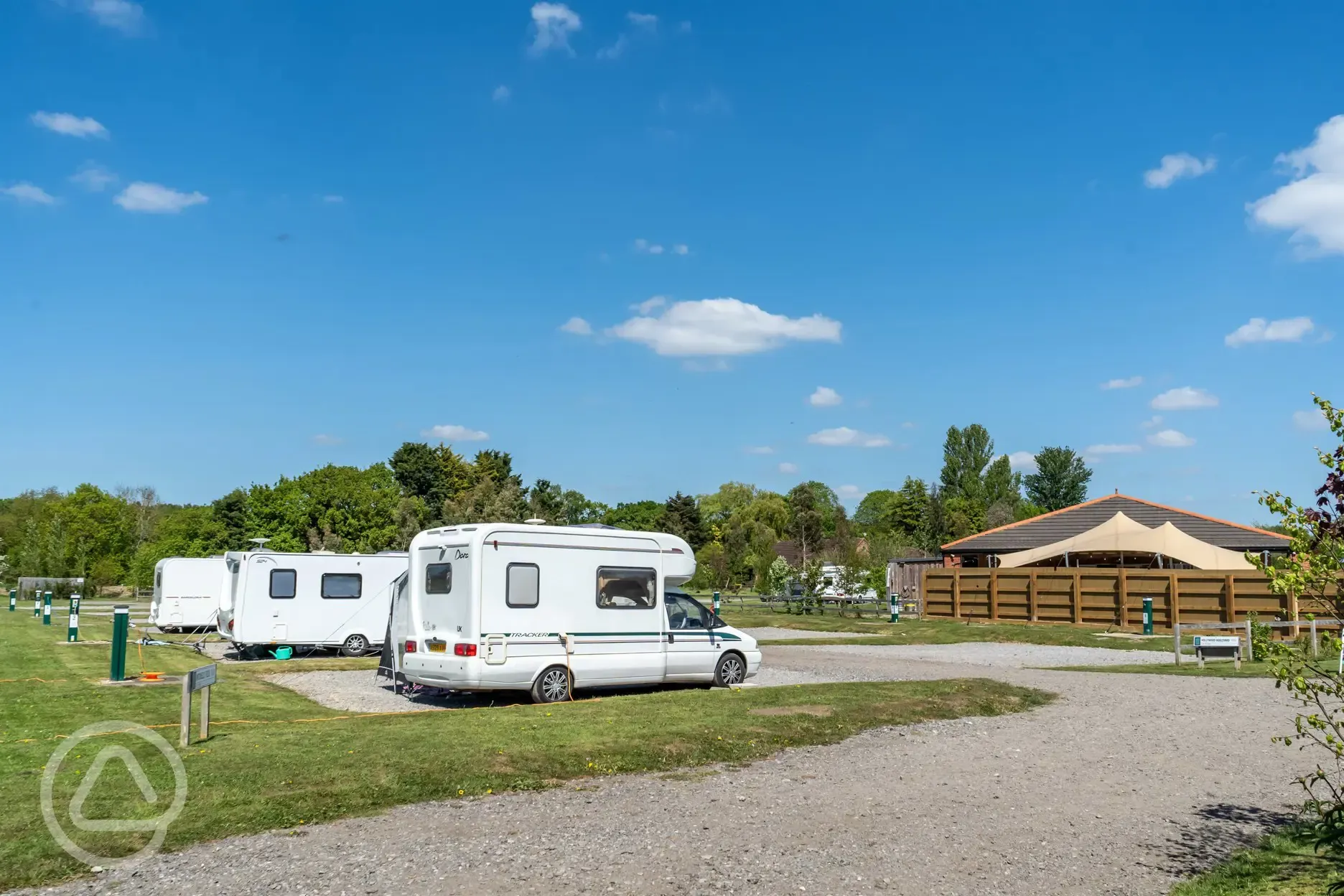 Electric hardstanding pitches