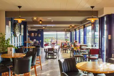 The Bay View Restaurant and Bar offering an evening and lunch menu