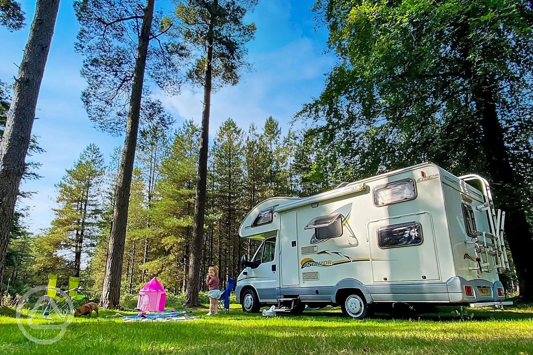 Hardstanding and grass pitches