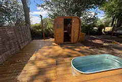Hever dome with sauna and cold plunge Hever dome with sauna and cold plunge