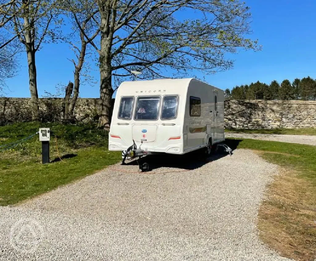 Electric hardstanding touring pitches