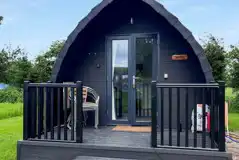 Adult only ensuite glamping pod exterior - pet free