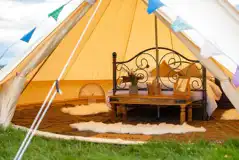 Bell tent interior