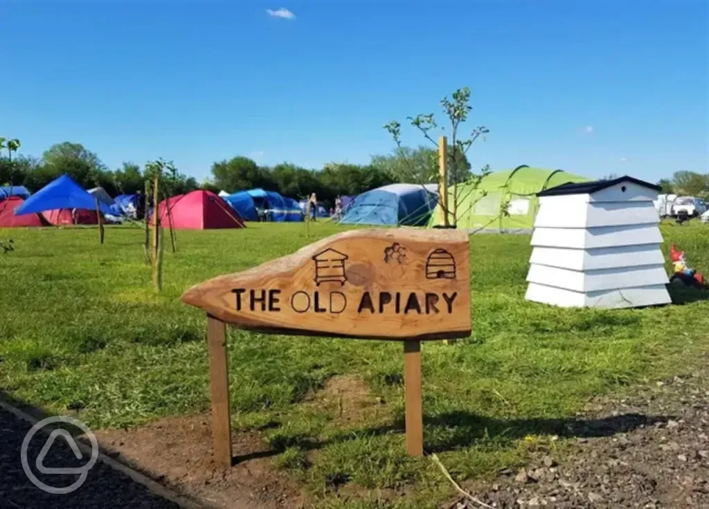 Old Apiary sign