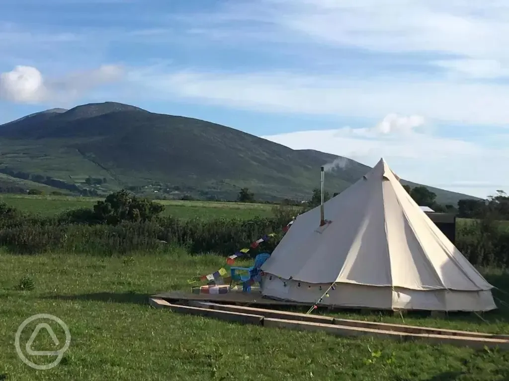 bell tent view