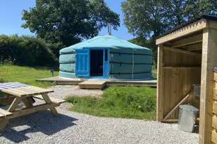 Real Glamping at the Fir Hill, Colan, Newquay, Cornwall (7.8 miles)