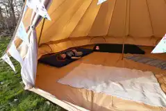 Bell tent interior