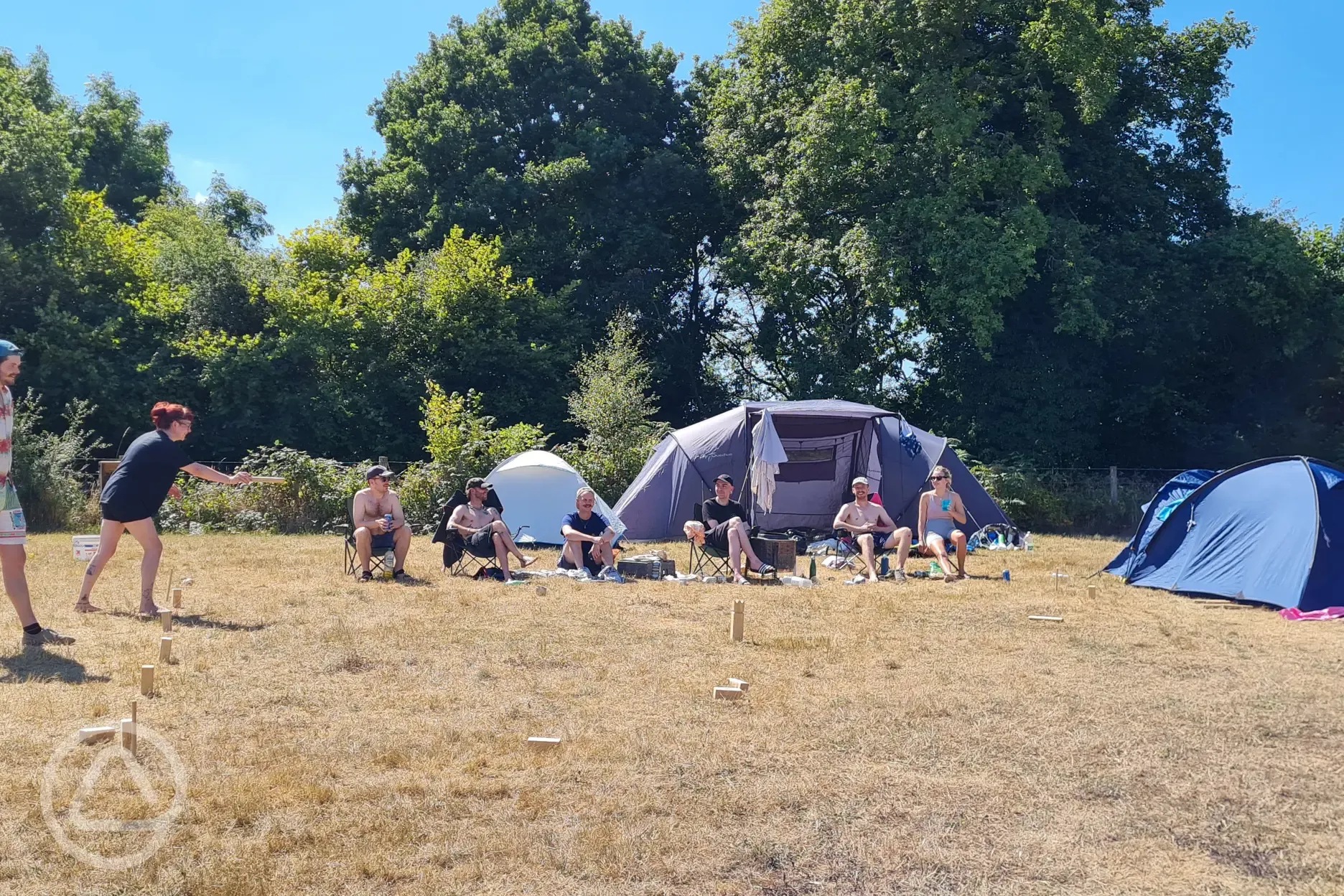 Games in the camping field
