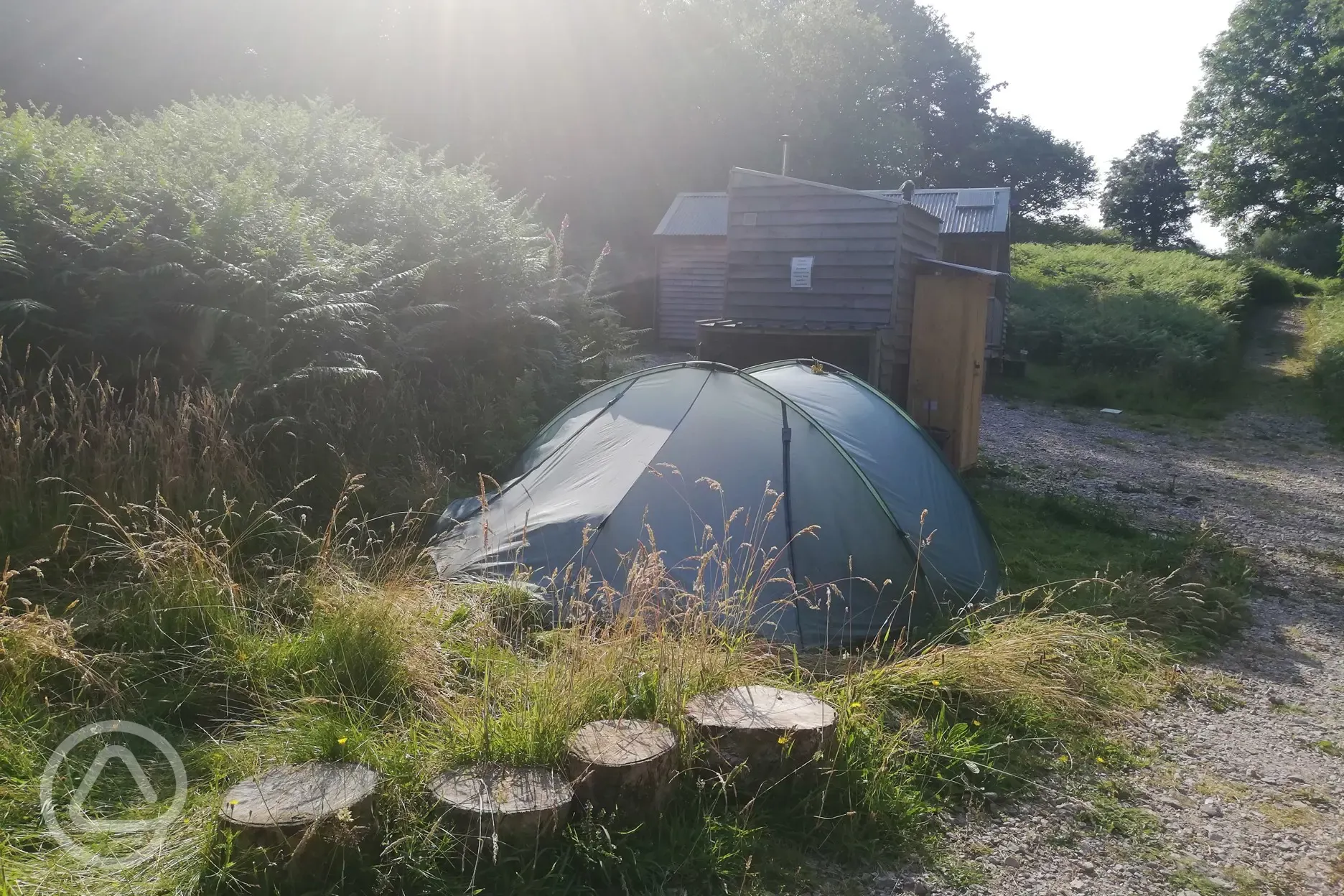 small semi wild camping space