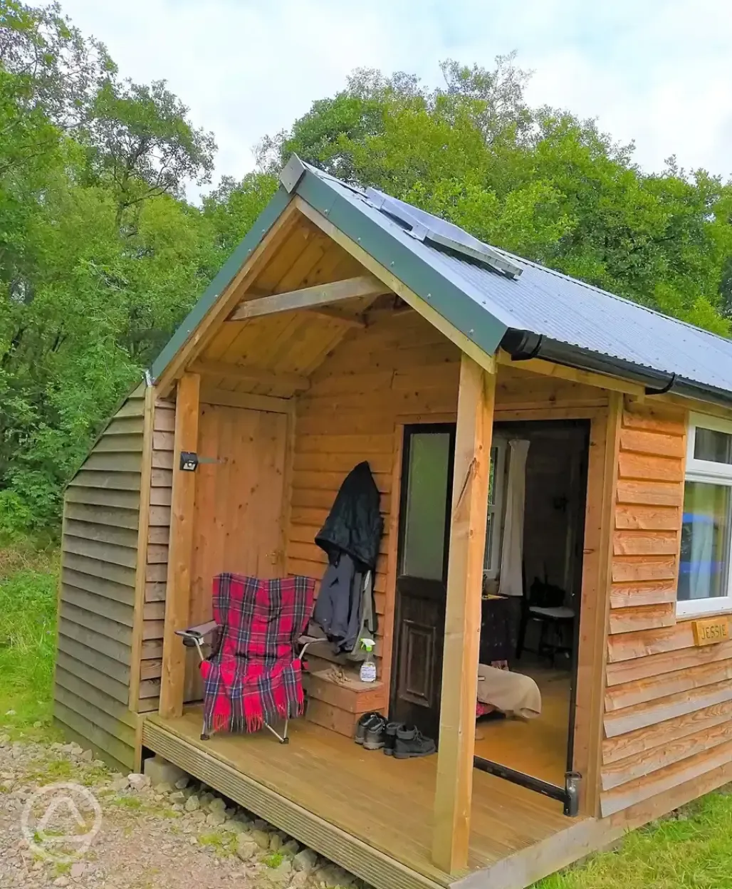 Large glamping cabin