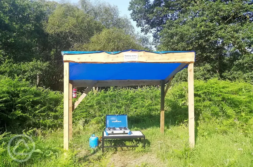 Communal cooking shelter