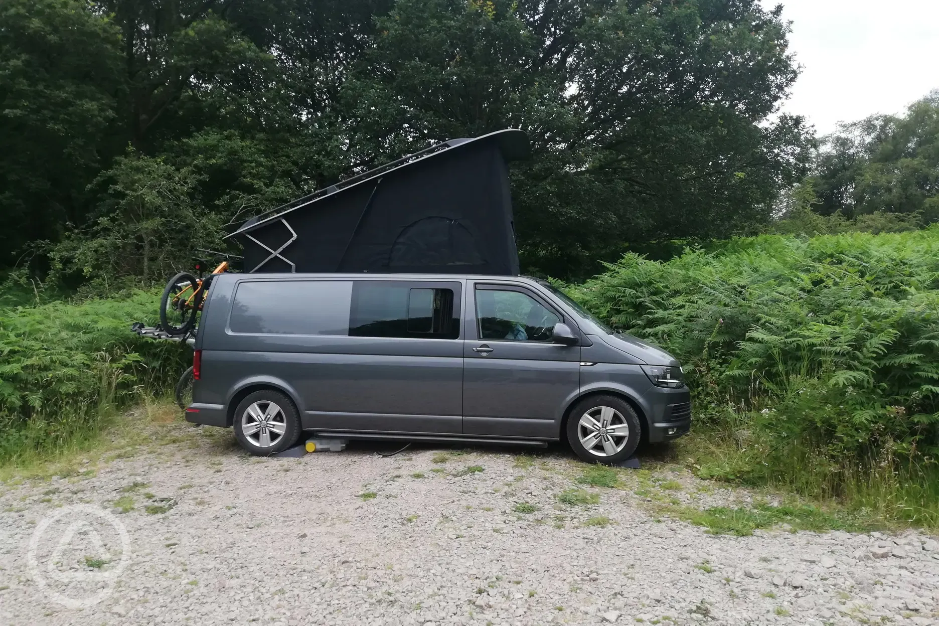 Small campervan parking space