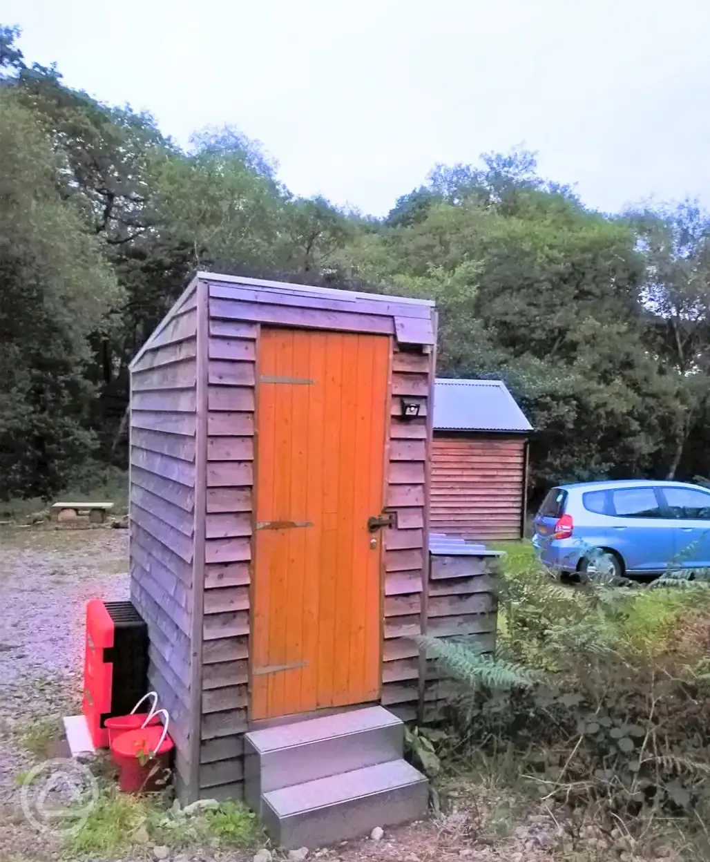 Private compost toilets