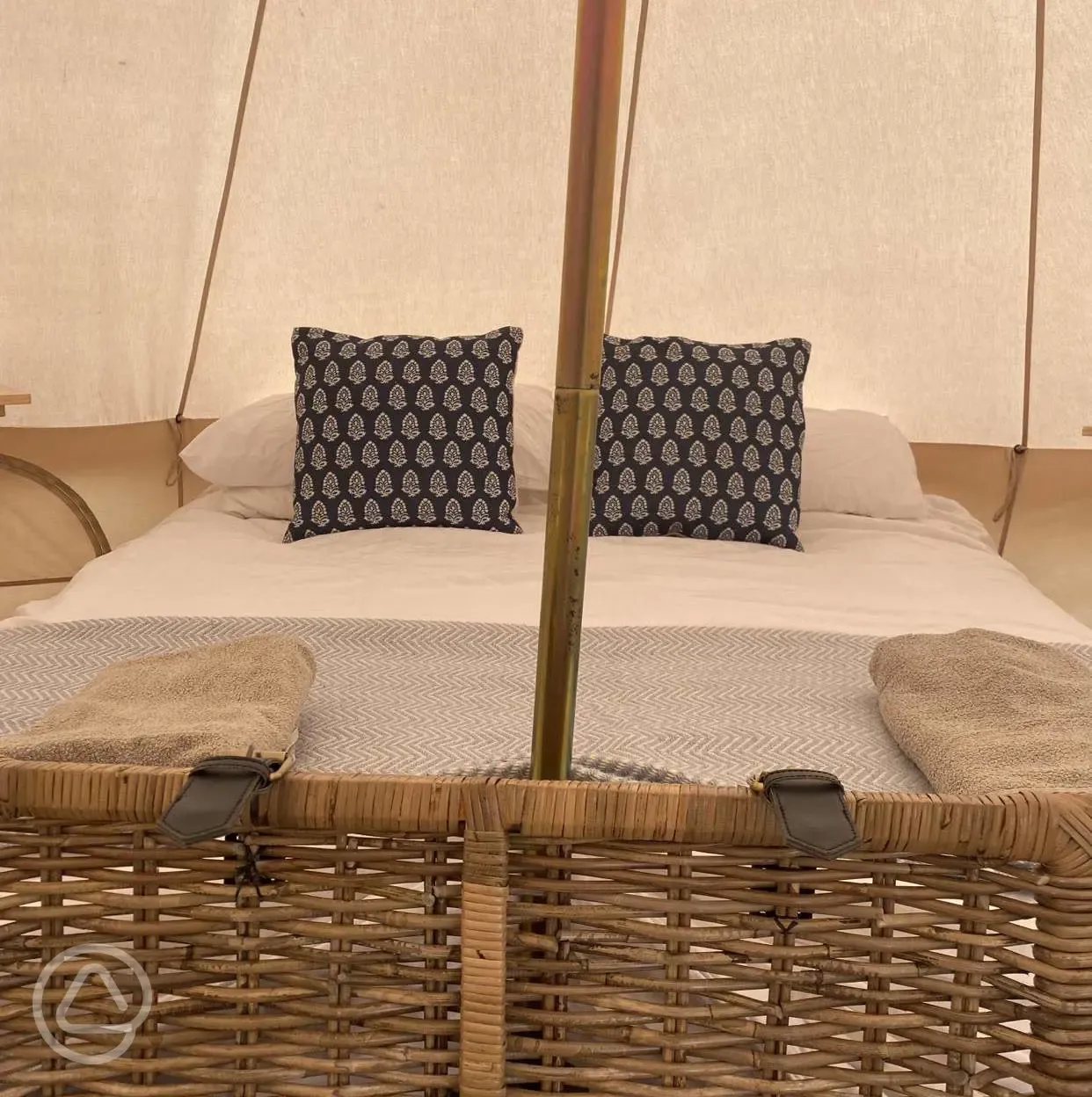 One of our bell tents Dinky Daisy