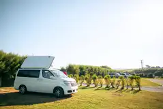 Camping pitches at Macdonald's Farm