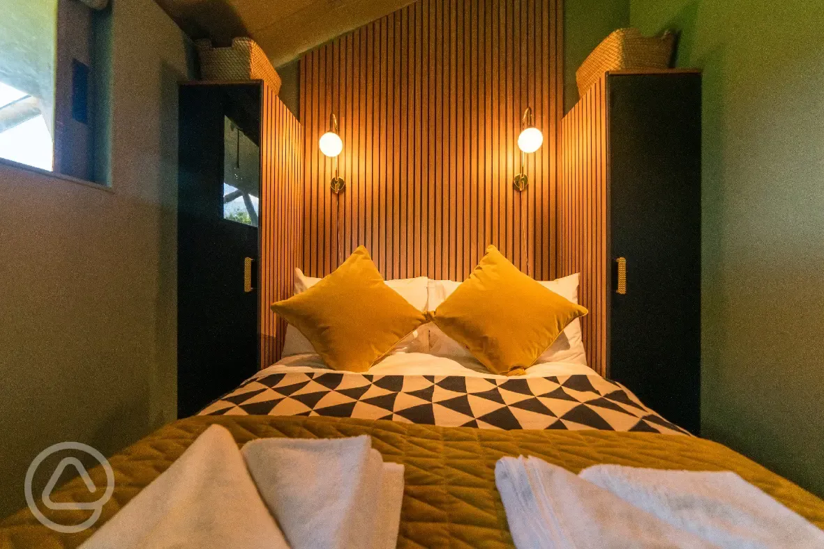 Safari tent - double bedroom one