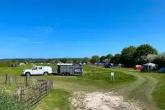 Non electric grass tent pitches 