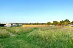 Non electric grass tent pitches 