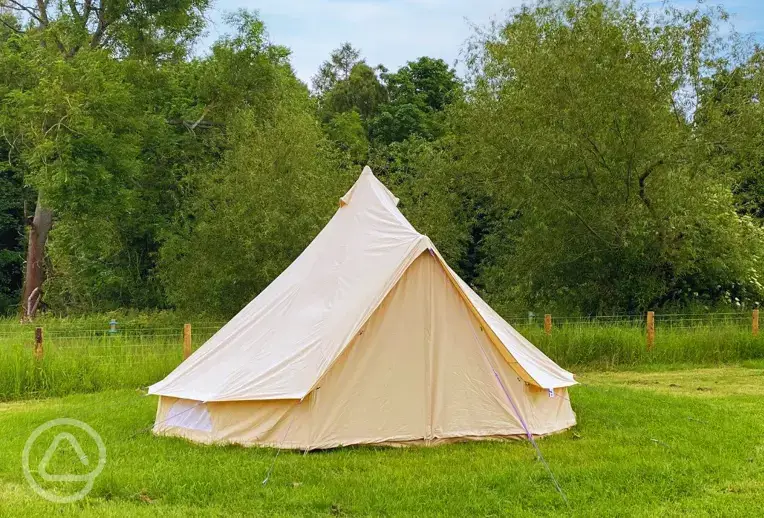 Unfurnished bell tents